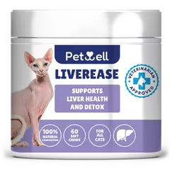 хранителна добавка за котки liverease