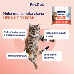 хранителна добавка за котки flexicat